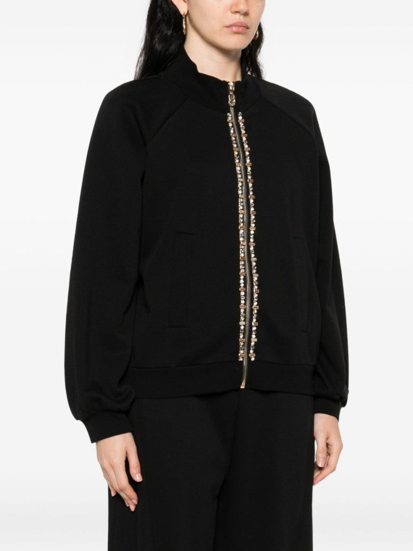 Liu Jo High Collared Black Sweater