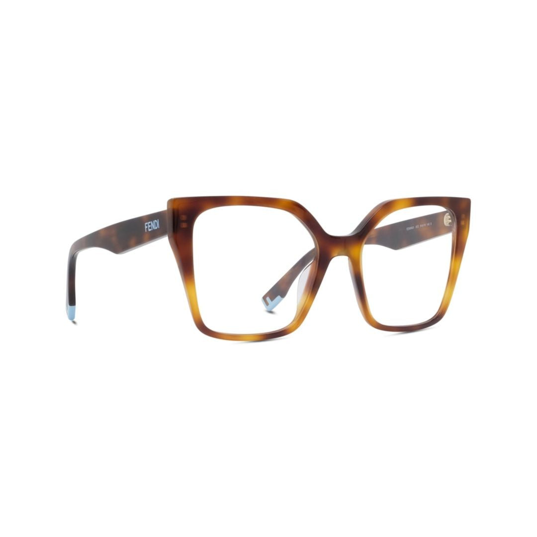 Fendi Oversized Square Frame Tortoiseshell Sunglasses