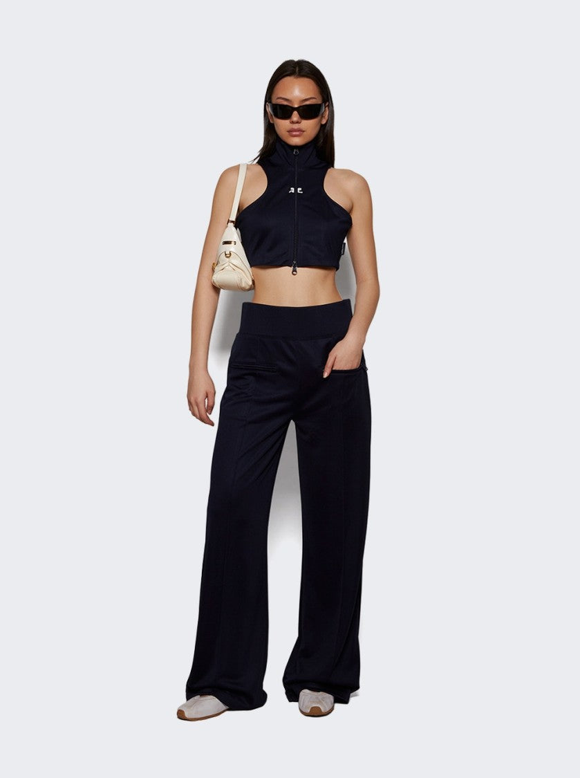 Courrèges Interlock Tracksuit Pants Navy
