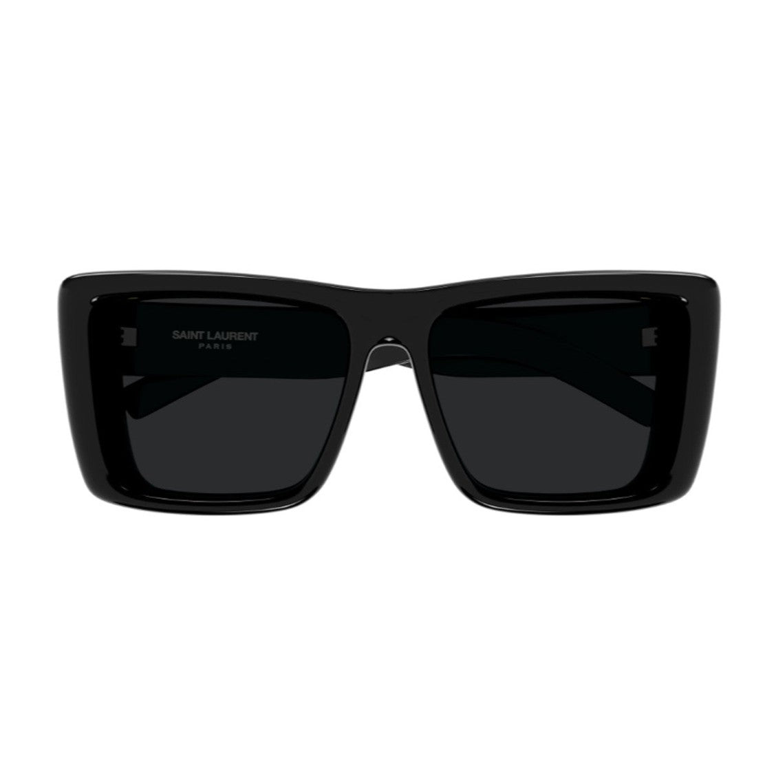 Saint Laurent Black Howl Acetate Square Sunglasses