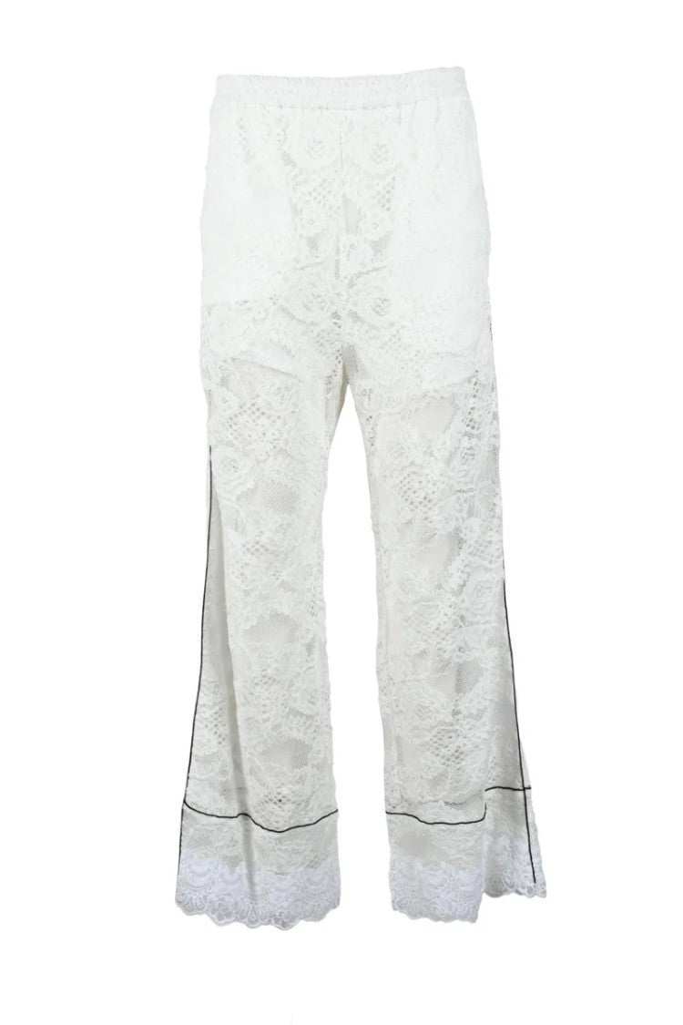 Msgm Women's Trousers - White