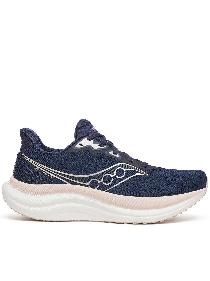 Saucony Streamlined Navy Athletic Sneakers With Cushioned Midsole