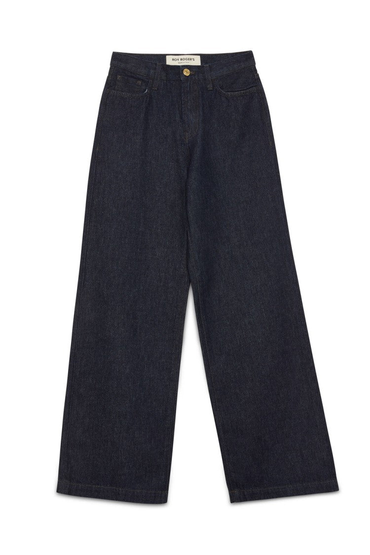 Roy Rogers Flare Fit Denim Jeans Tassel Detail