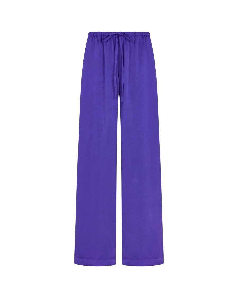 Serena Bute Cropped Jogger - Violet Blue