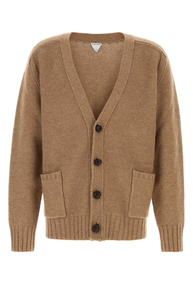 Bottega Veneta Biscuit Wool Cardigan