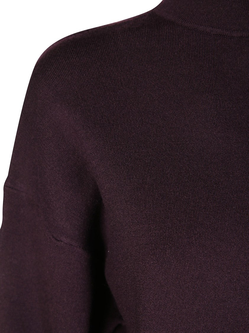 Victoria Beckham Fitted Long-Sleeved Top With High Neckline