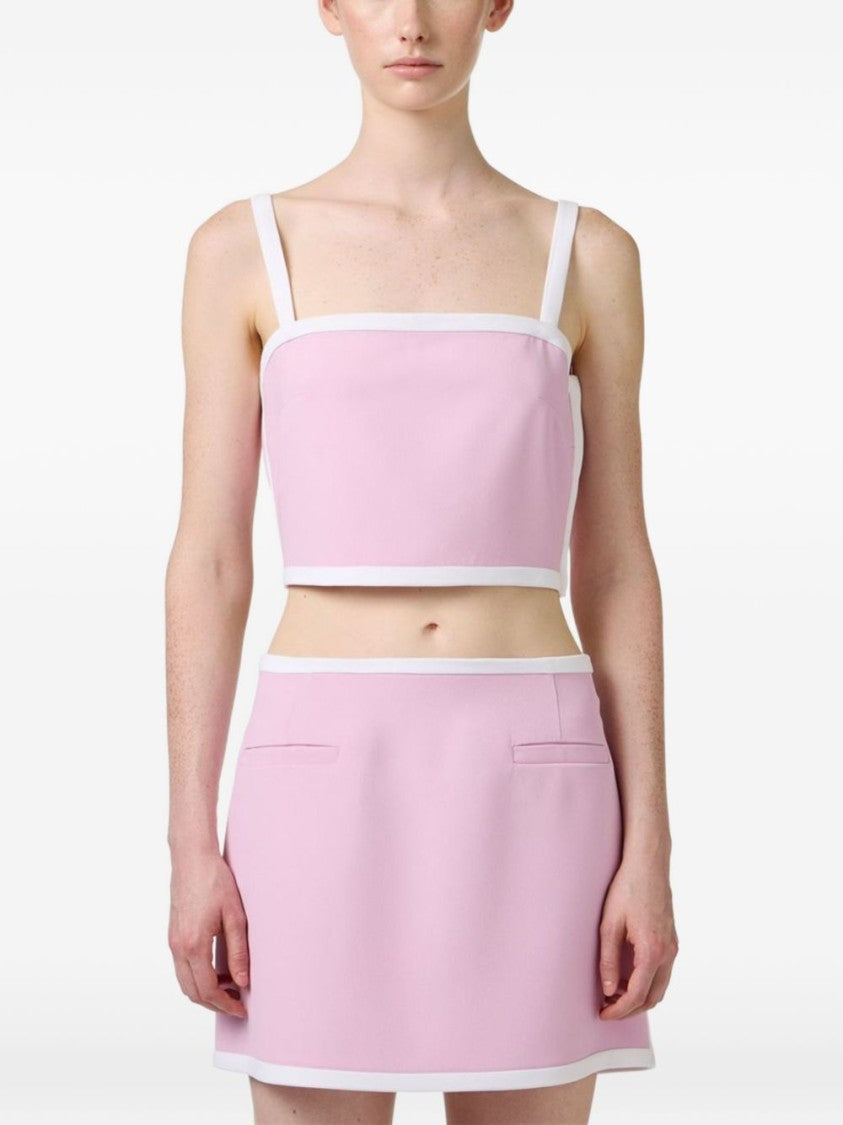 Iceberg Cropped Fit Pink Tank Top