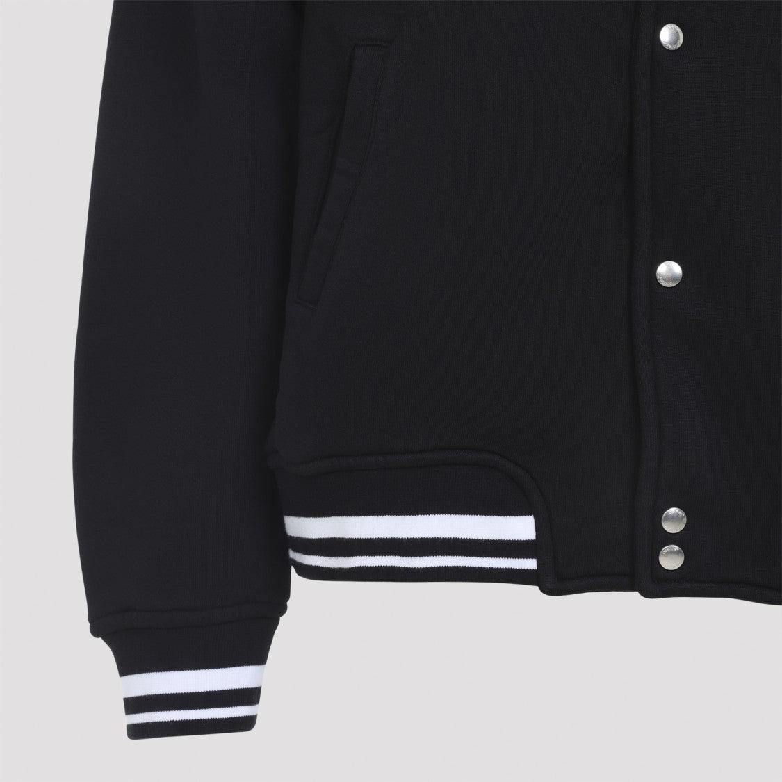 Off-White Contemporary Black Cotton Jacket