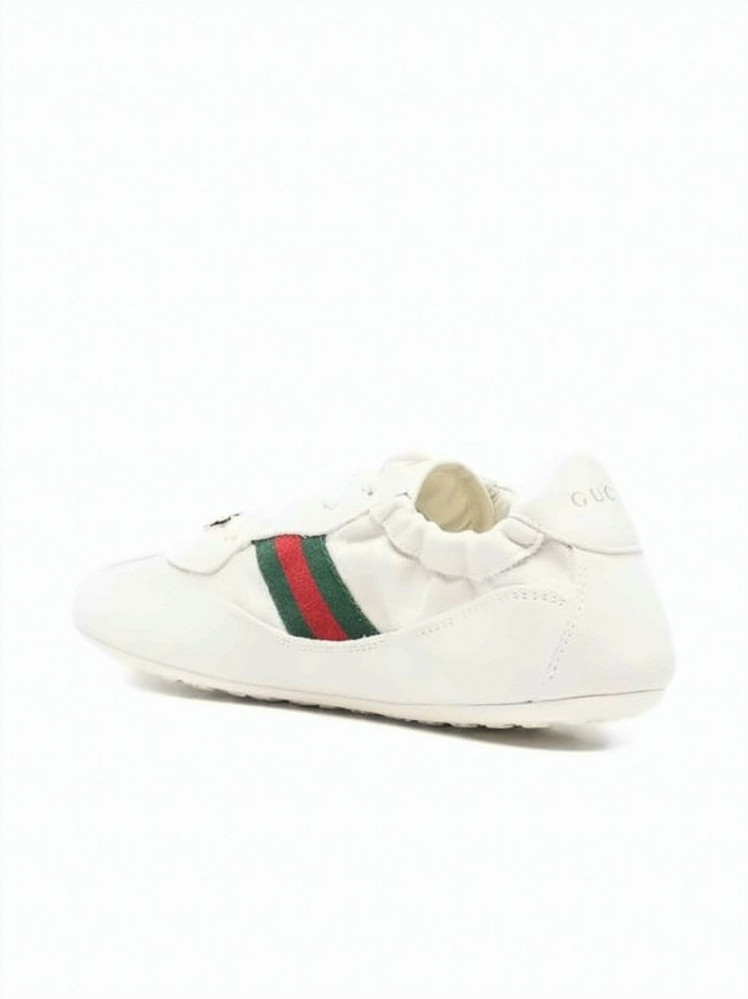 Gucci Low-Profile Suede And Canvas Sneakers