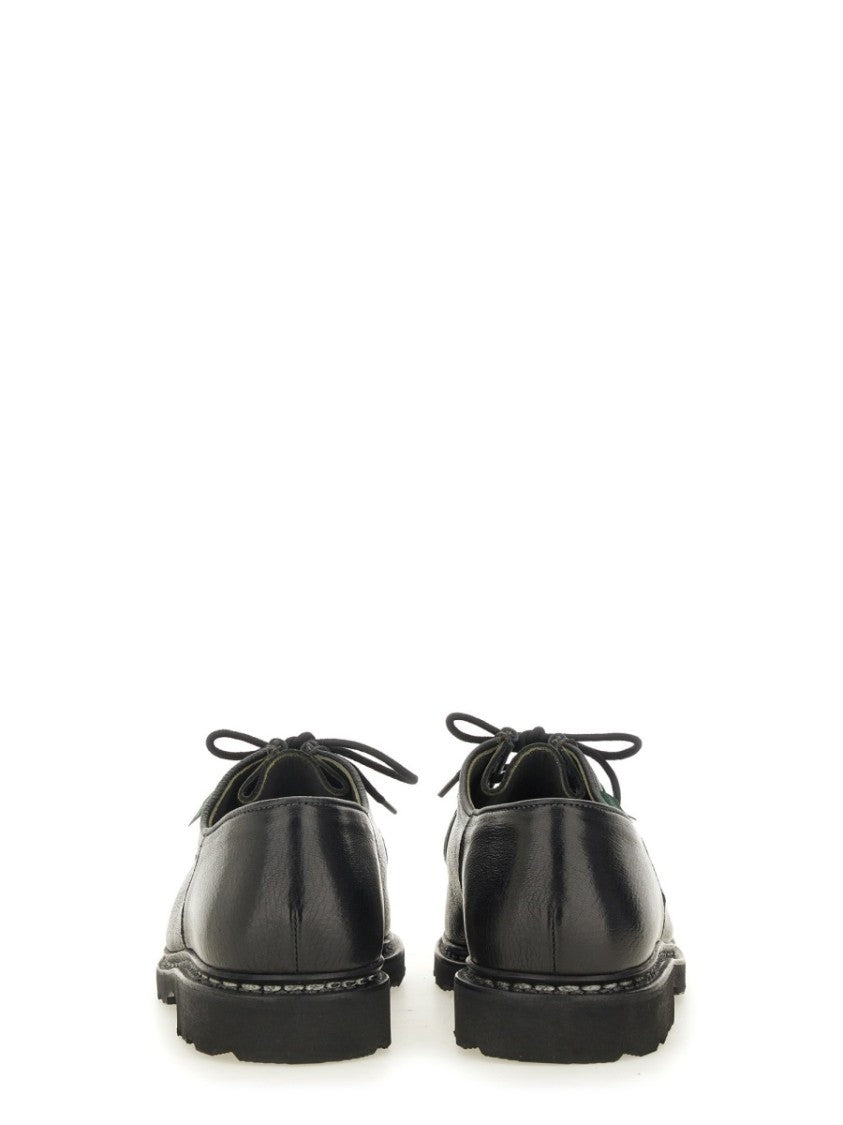 Paraboot Michael Black Leather Moccasins