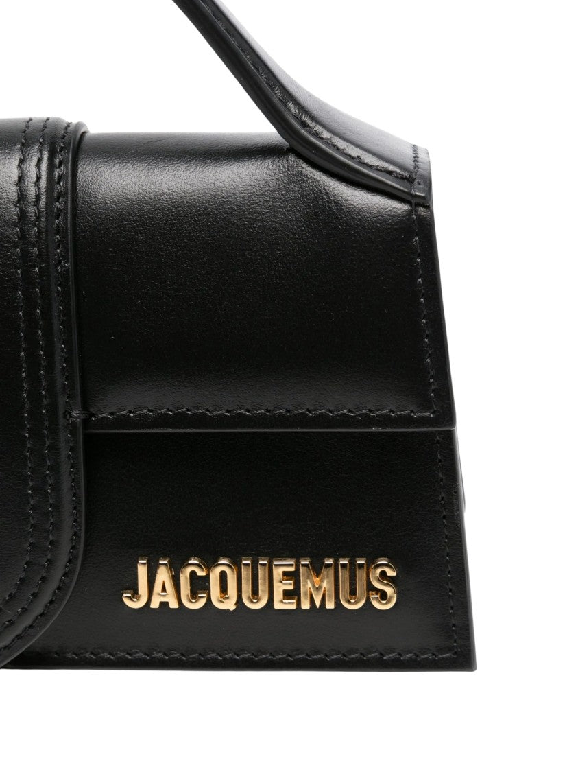 Jacquemus Black Leather Le Bambino Tote Bag