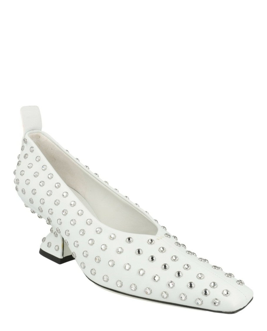 Ferragamo Sadr Crystal-Embellished Pumps