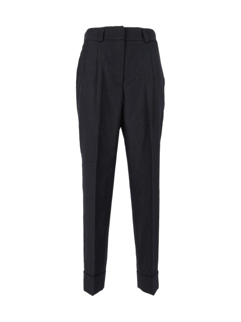 Peserico Tailored Pleated High-Waisted Formal Pants