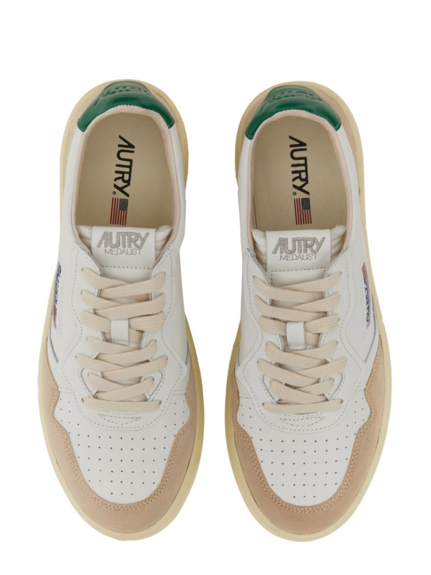 Autry Medalist Low Suede Leather Low-Top Sneakers