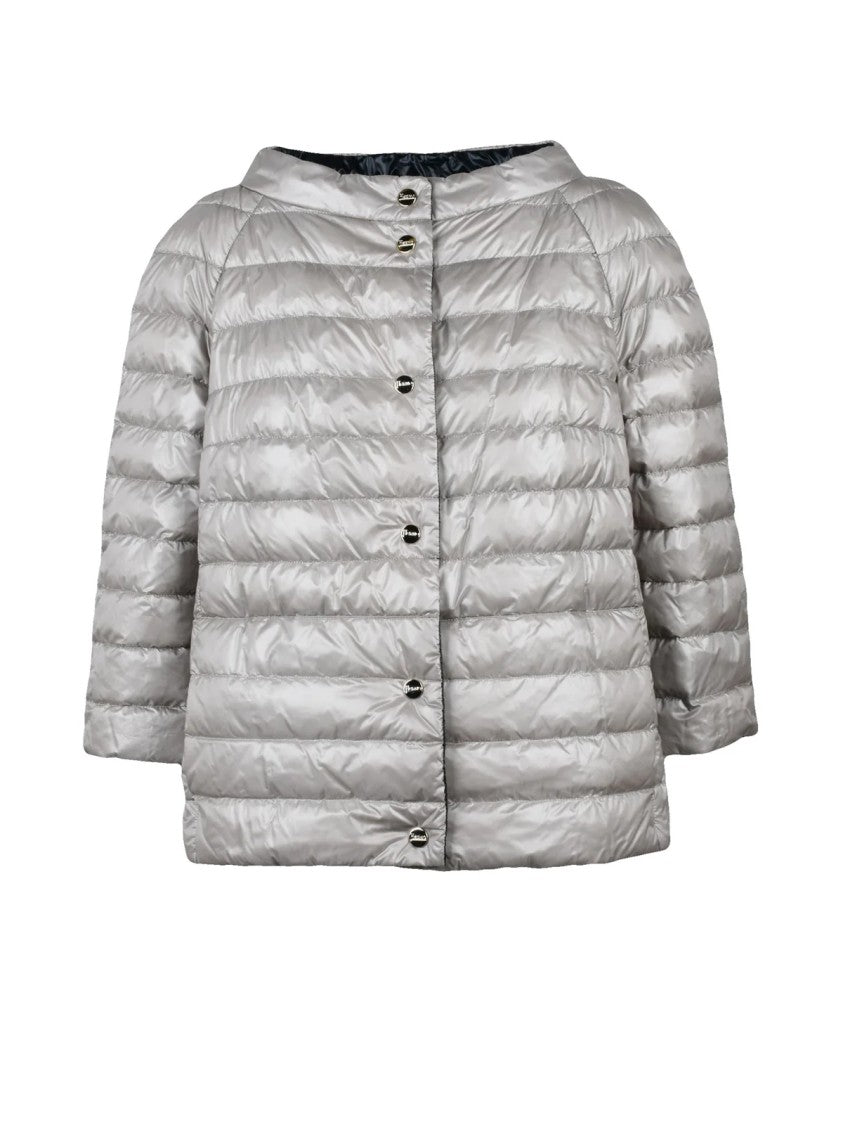 Herno Light Down Cape - Blue