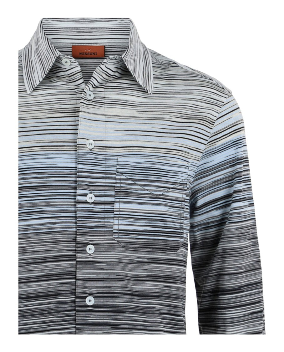 M Missoni Shaded Slub Button-Up Shirt