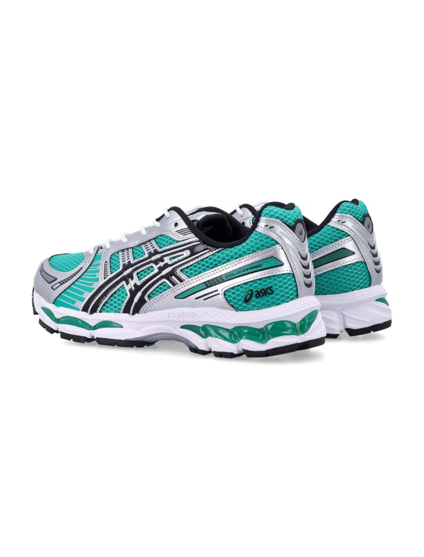 Asics Gothic-Inspired Green Gel-Kayano 12.1 Mesh Sneakers