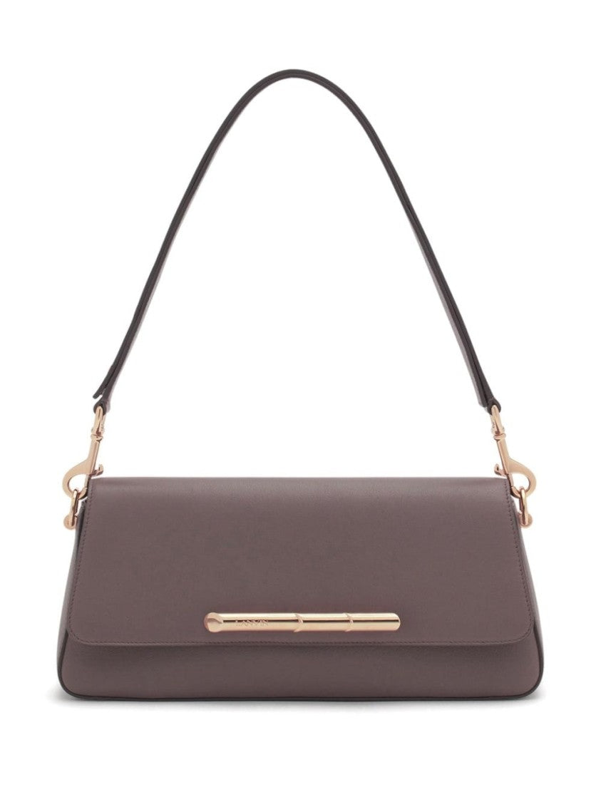 Lanvin Ochre Brown Leather Bag
