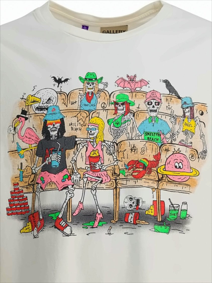 Gallery Dept. Relaxed-Fit Graphic Print T-Shirt With Theater Characters