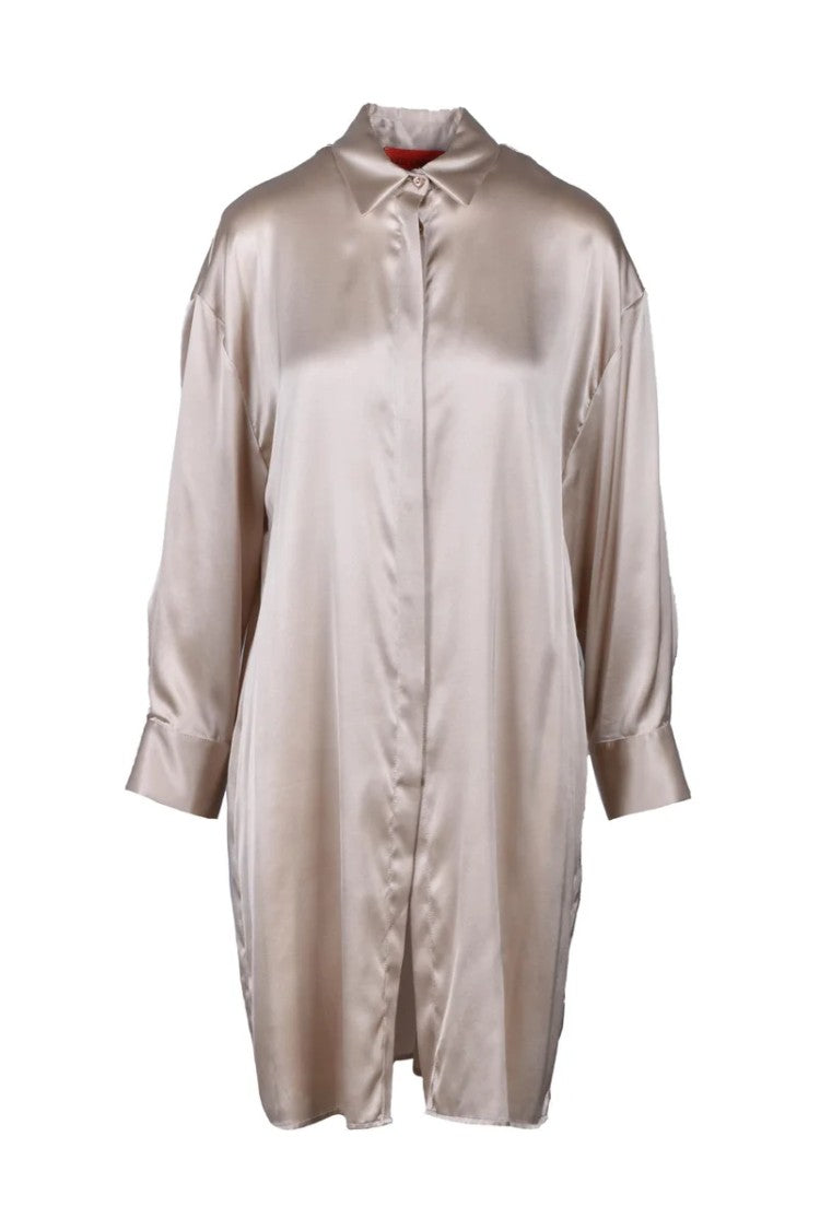 Wild Cashmere Silk Elastane Shirt - Beige