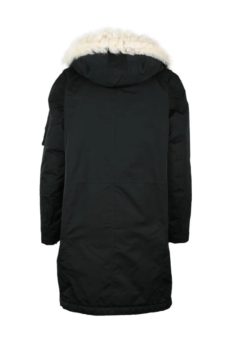Ermanno Scervino Parka Fur Collar - Black