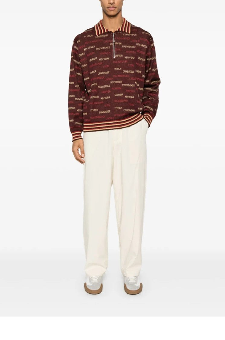 Autry Relaxed Fit Unisex Pants With Adjustable Waistband