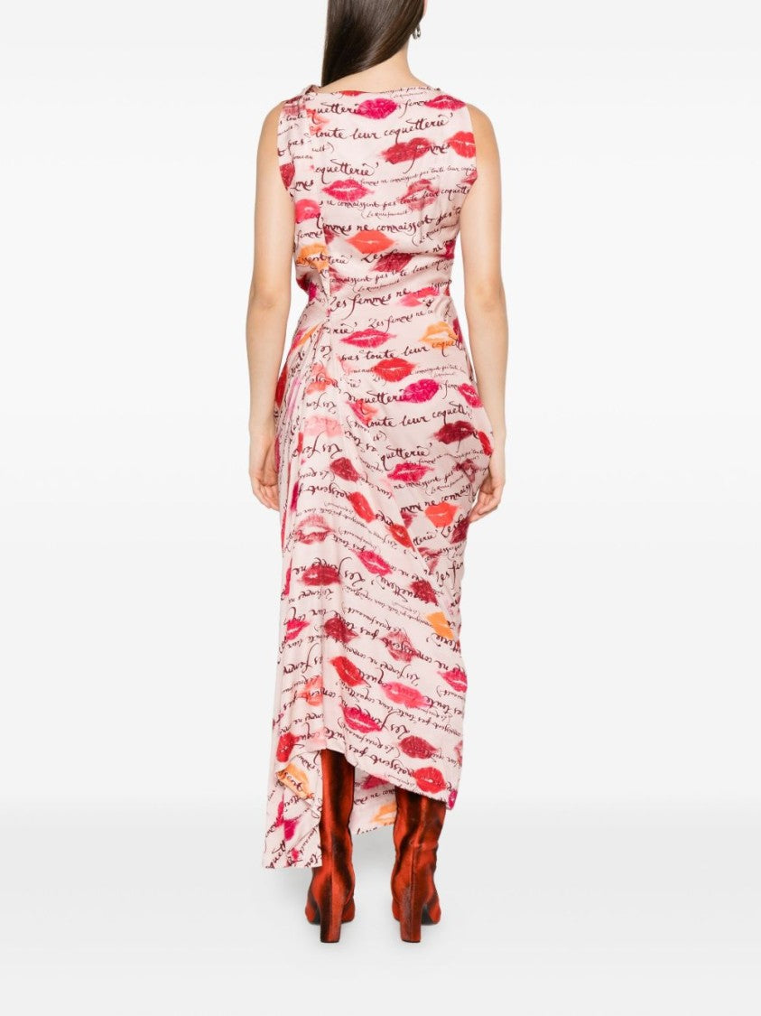 Vivienne Westwood Pink Draped Dress