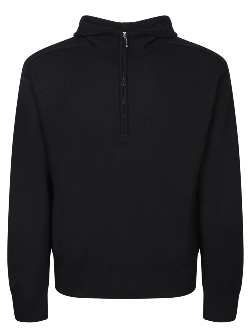 Burberry Black Hoodie Knitwear