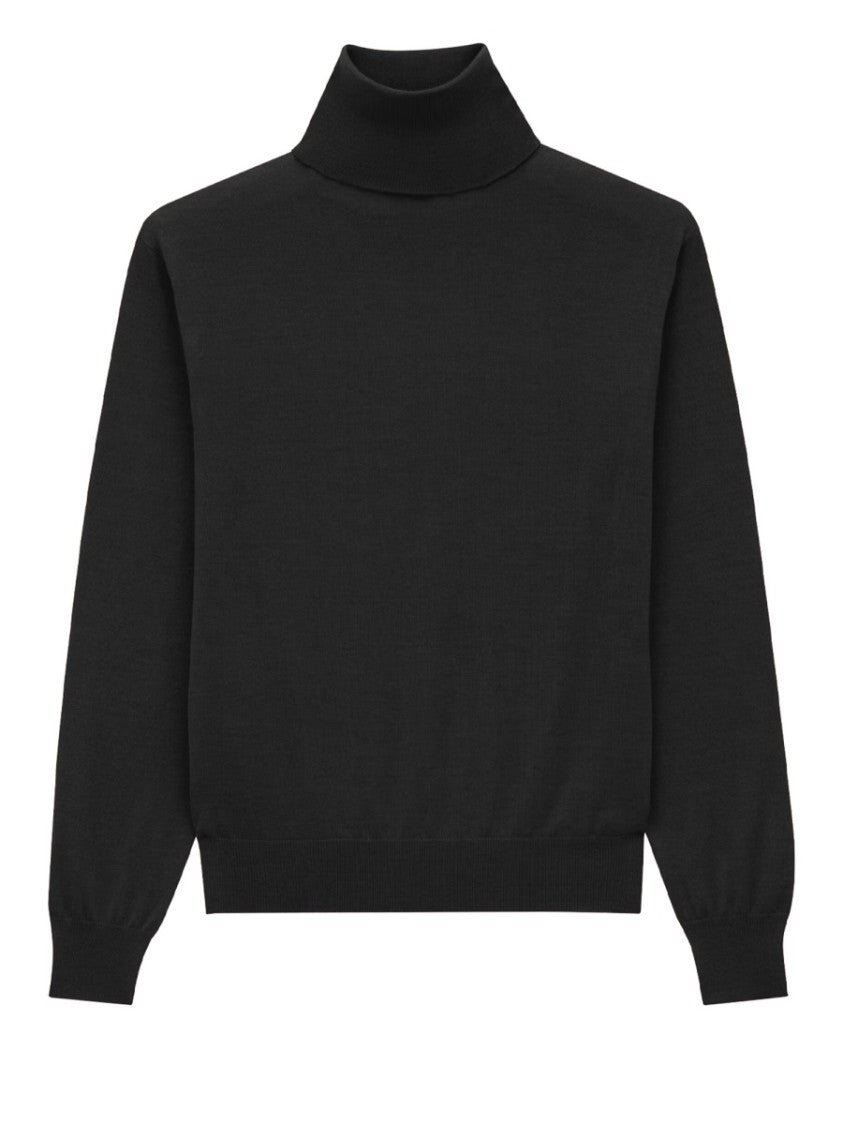 Saint Laurent Saint Laurent Minimalist Fine-Knit Turtleneck