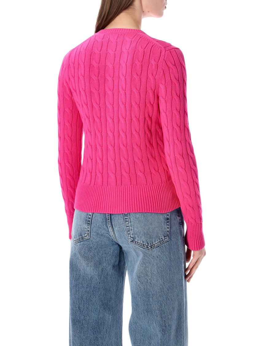 Polo Ralph Lauren Cable Knit Slim Fit Cotton Cardigan