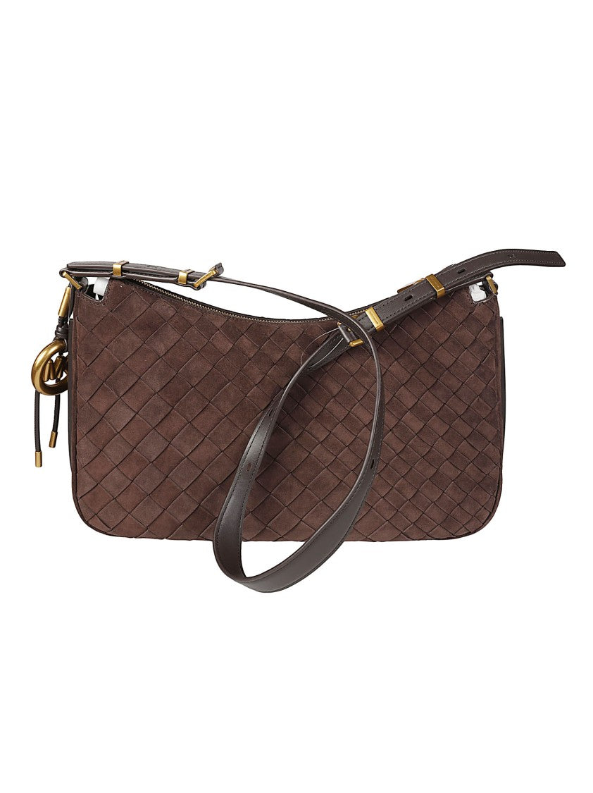 Michael Kors Medium Nolita Woven Calfskin Shoulder Bag