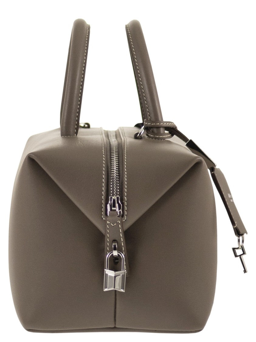Max Mara Holdallm - Medium Satchel In Natural Leather