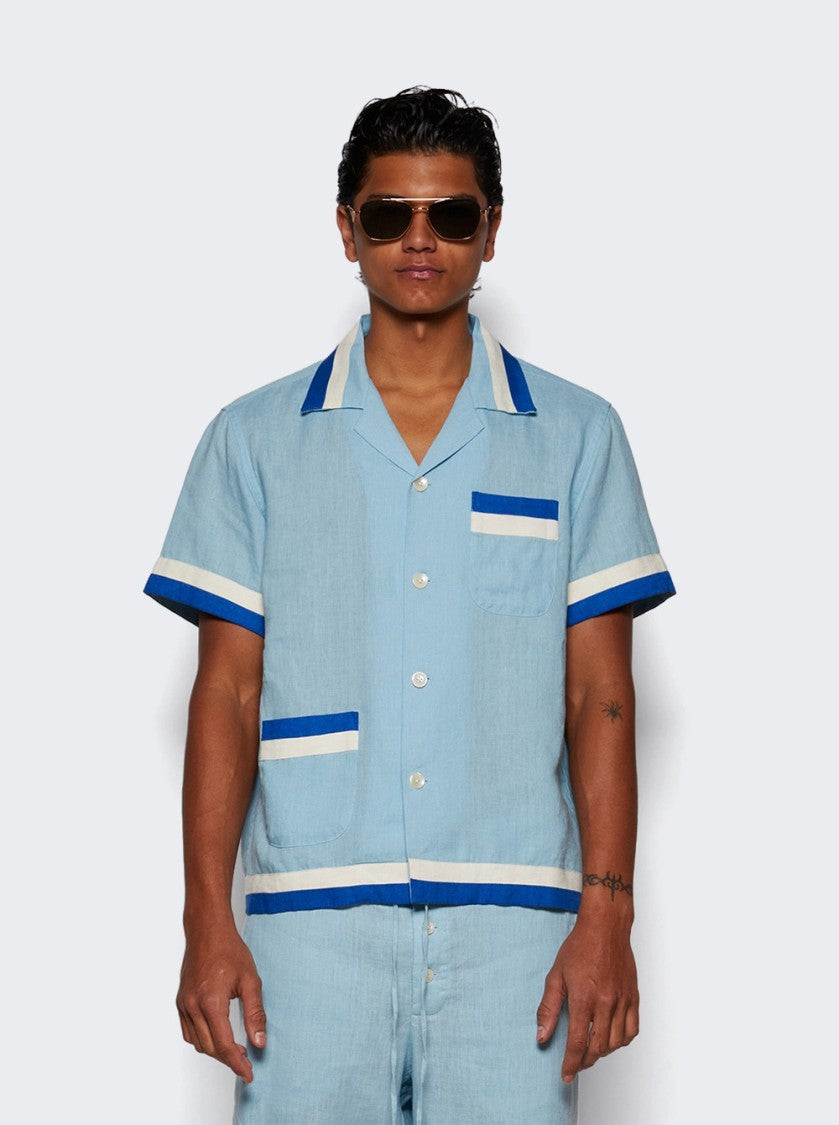 Bode Seedling Stripe Shirt - White