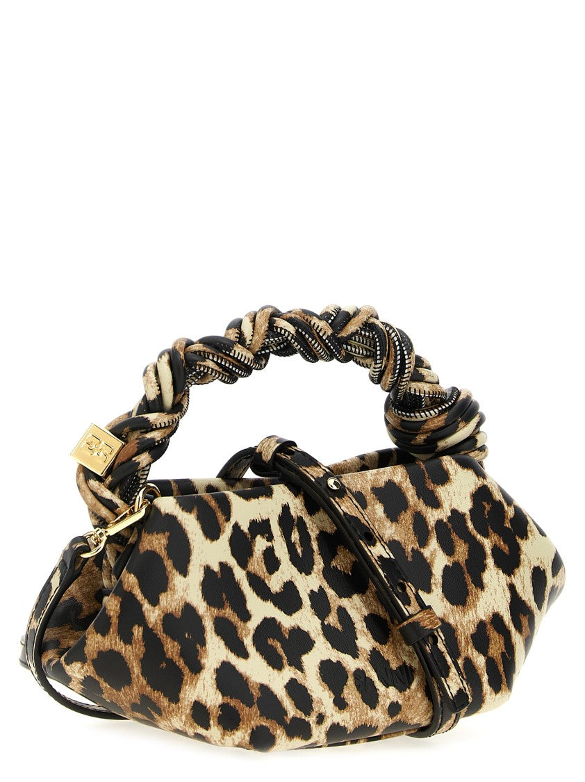 Ganni 'Bou Bag Mini Leopard' Handbag