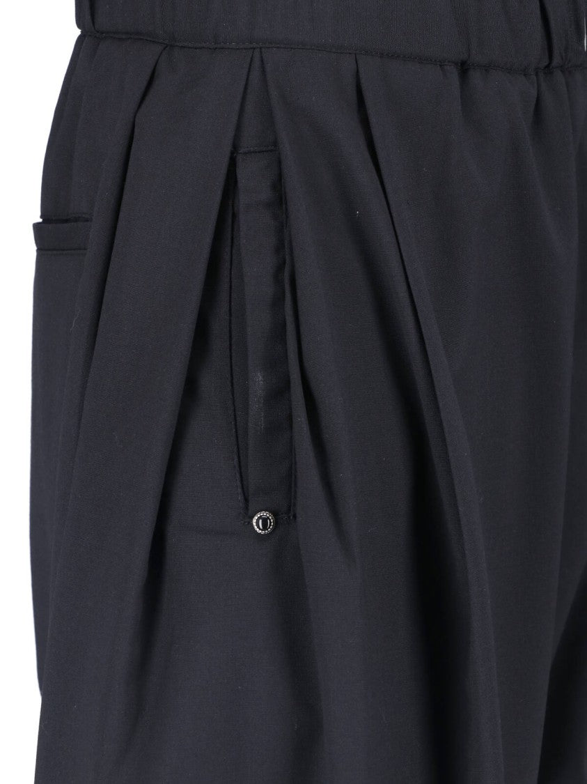 White Sand Relaxed Fit Cropped Matte Trousers