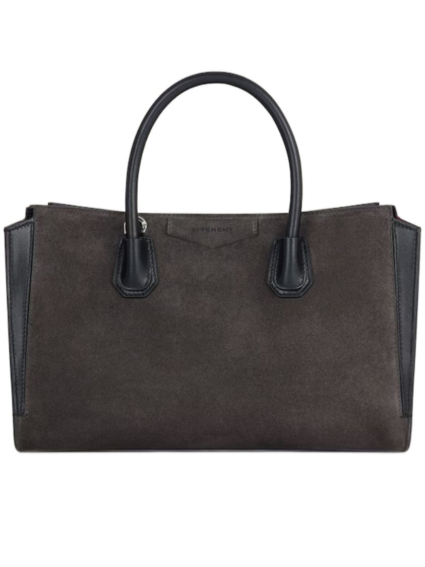 Givenchy Antigona Catchall Small Grey Calf Leather Tote Bag