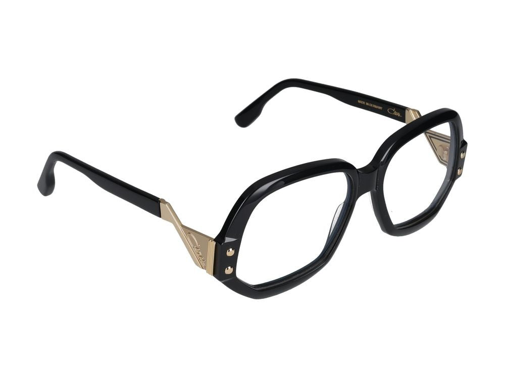 Cazal Black Bold Rectangular Eyeglasses
