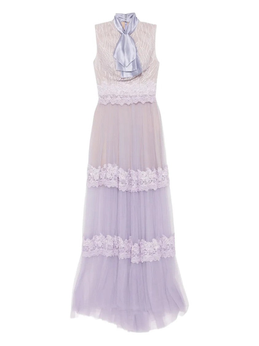 Saiid Kobeisy Lace Long Dress