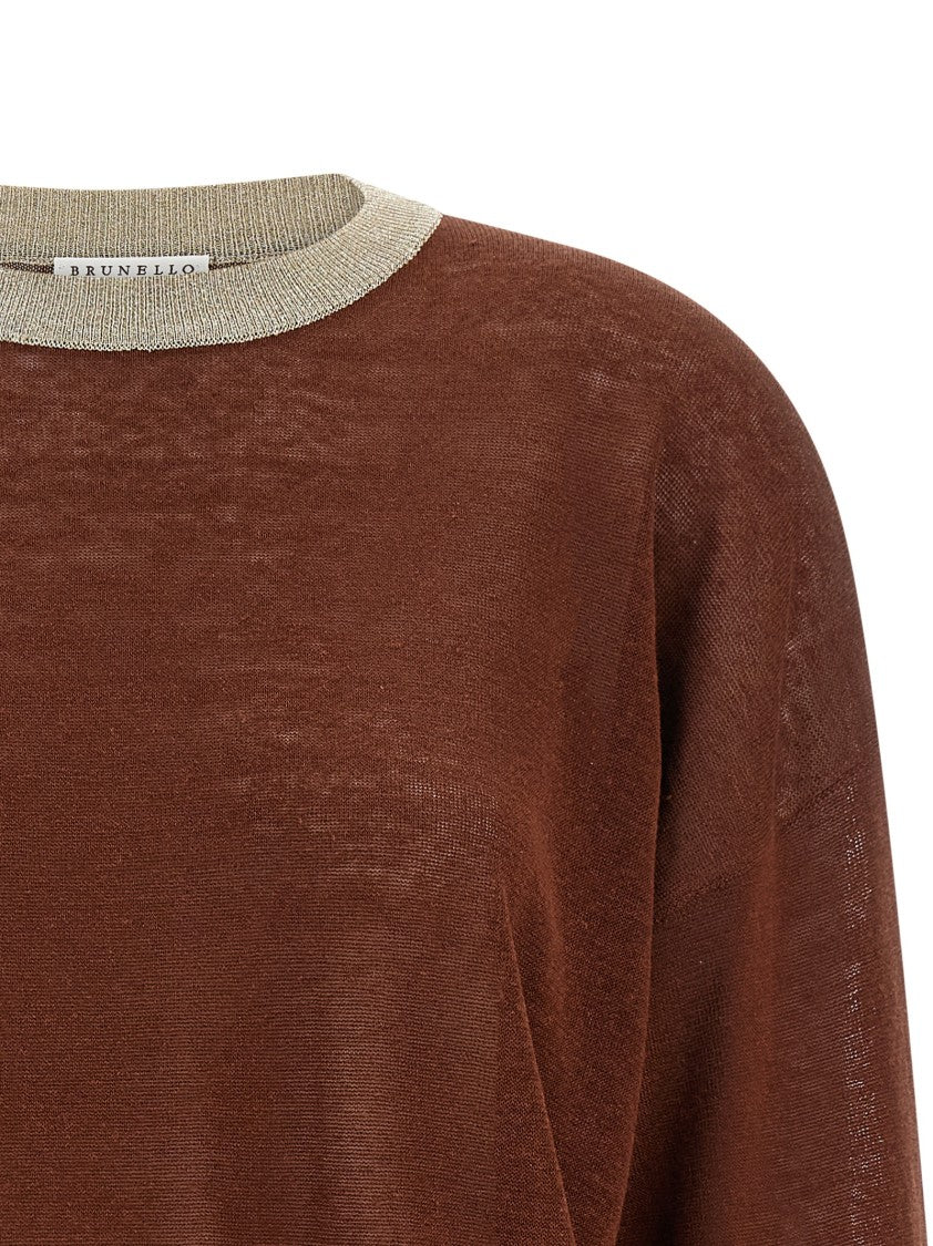 Brunello Cucinelli 'Dazzling Collar' Sweater