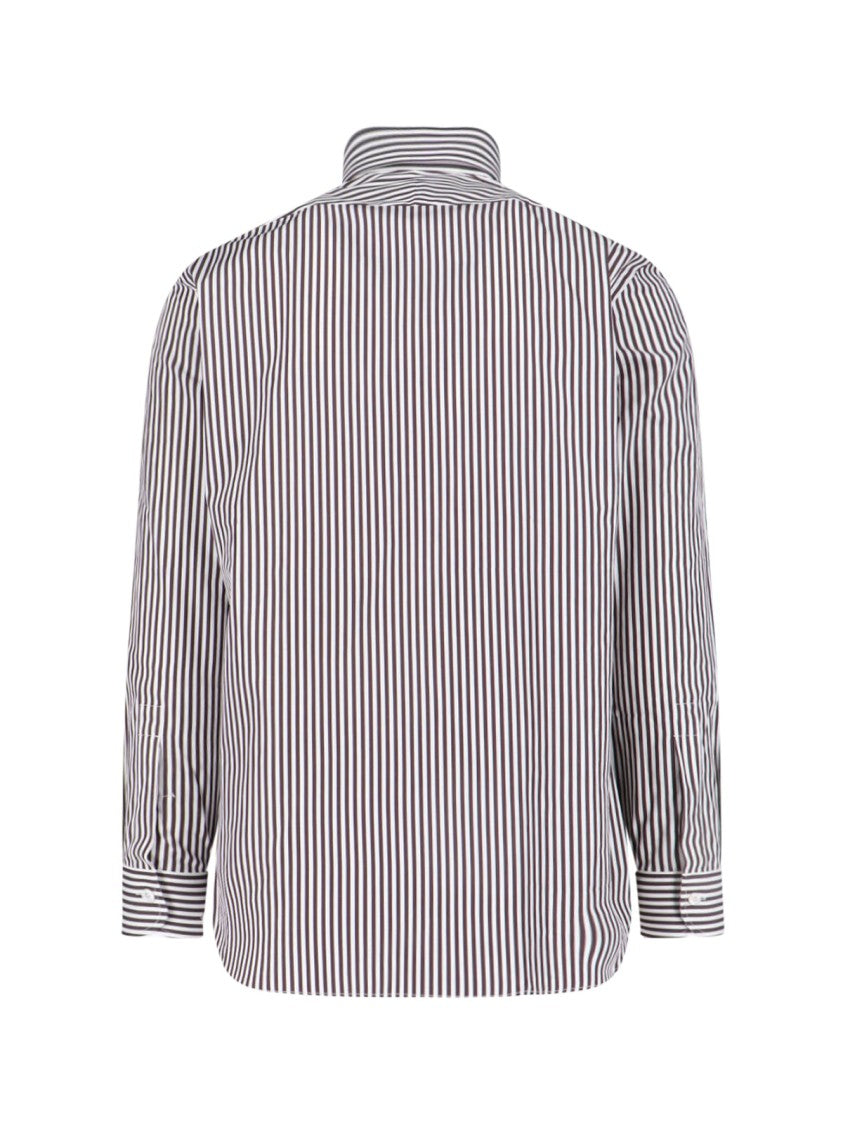 Tom Ford Tailored Shirt With Subtle Sheen – Brown