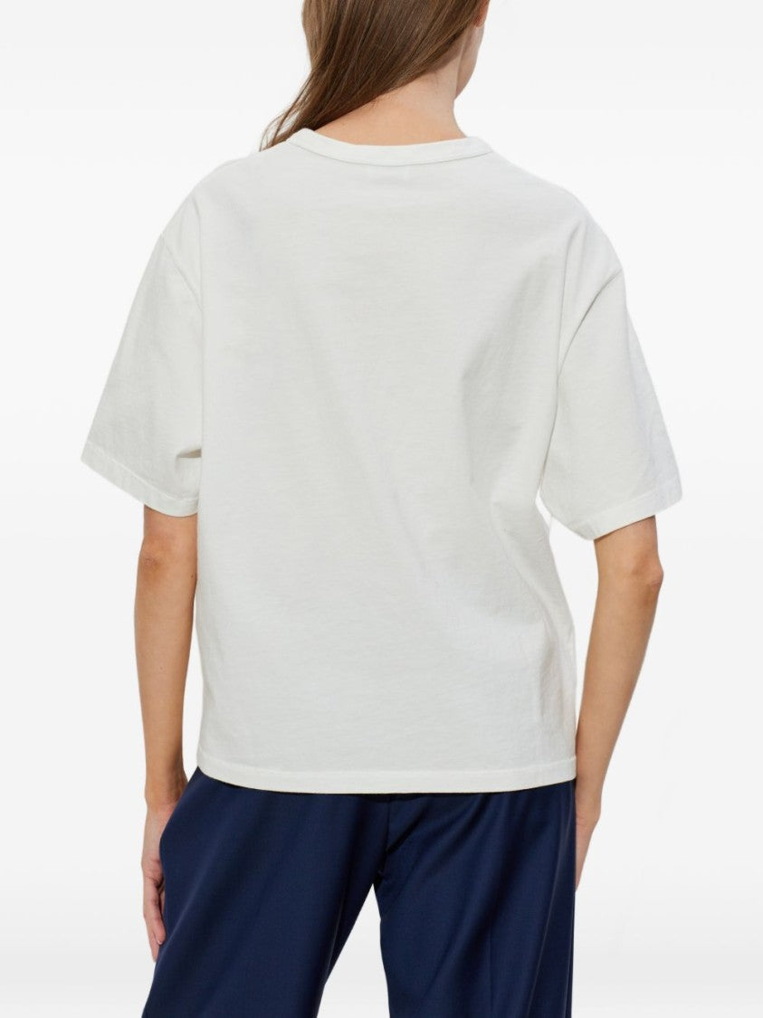 Kenzo Minimalist Round Neck Short Sleeve Top