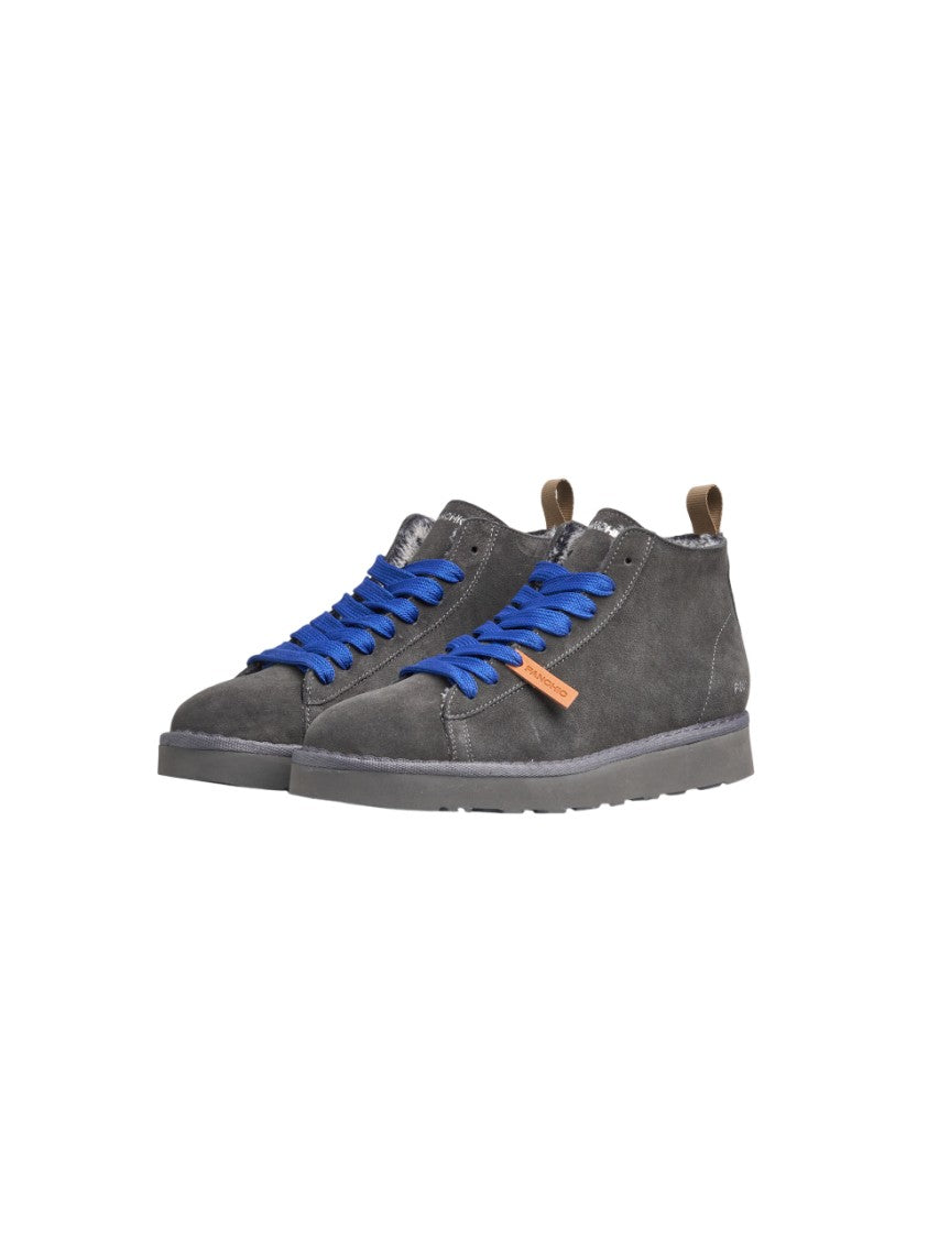 Panchic Mid-Top Sneakers With Faux Fur Lining