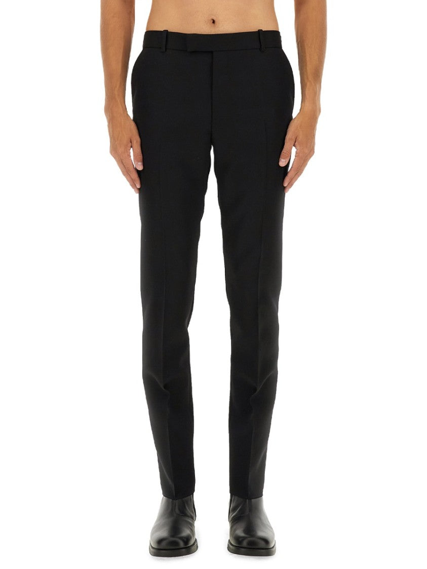Alexander Mcqueen Tailored Black Wool Pants