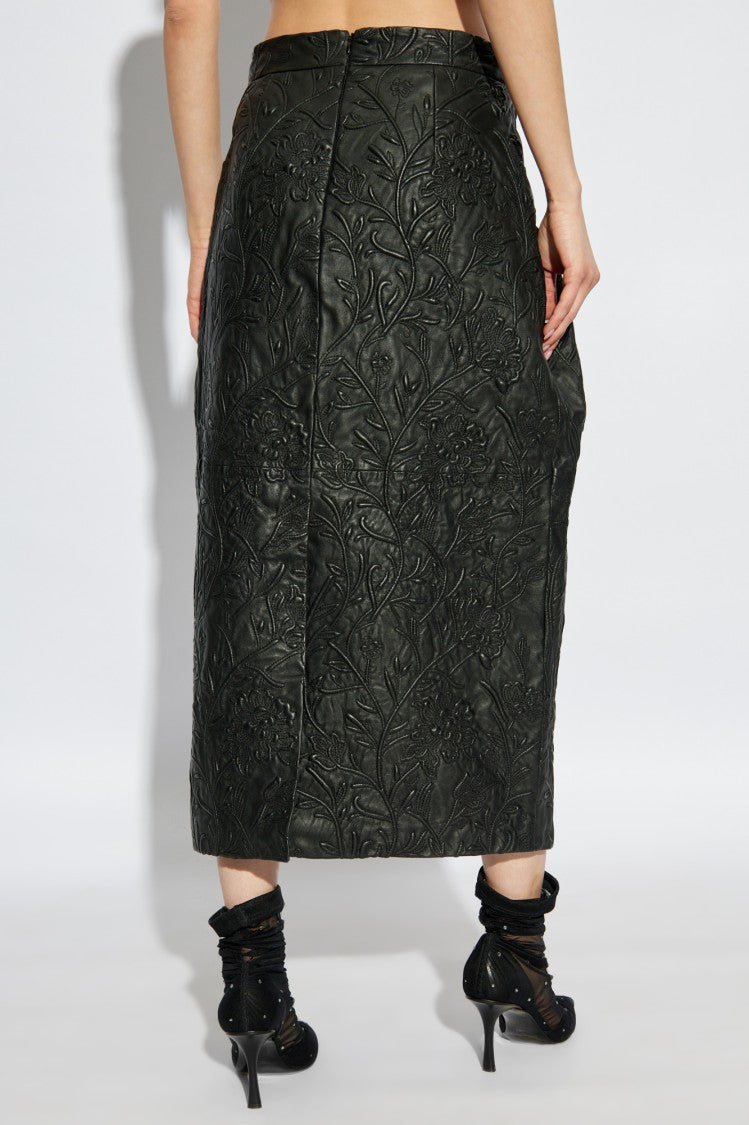 Munthe Faith' Leather Skirt