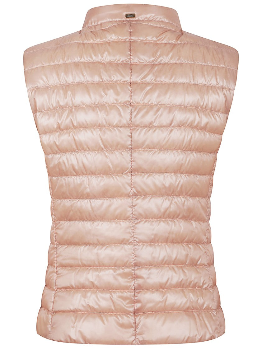 Herno Quilted Lightweight Jacket With High Collar