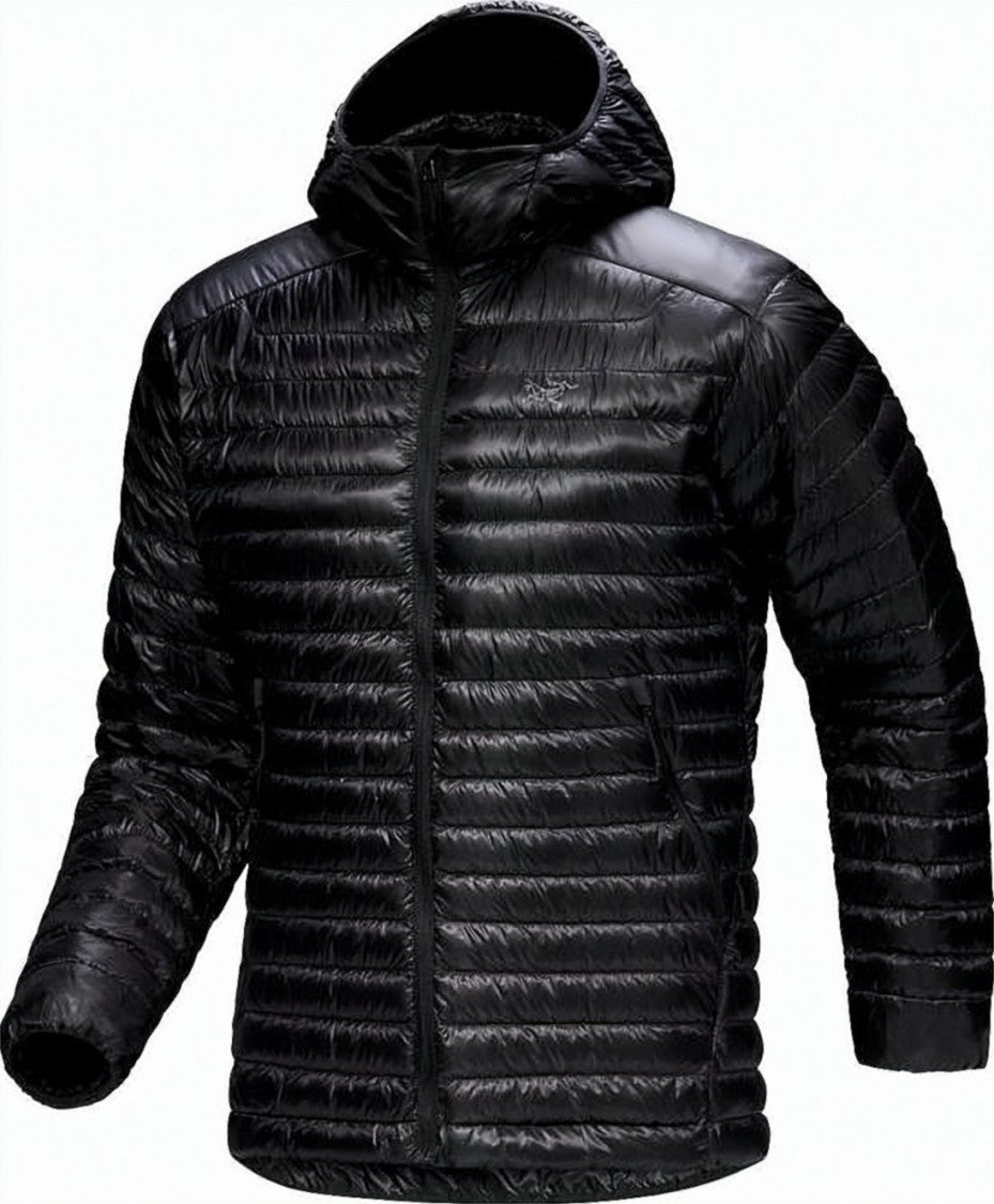 Arc'teryx Quilted Down Jacket With Fitted Hood And Insulated Design