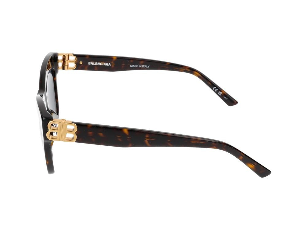 Balenciaga Sunglasses Balenciaga Bb0132s 002 Havana Gold Green 53/20/145