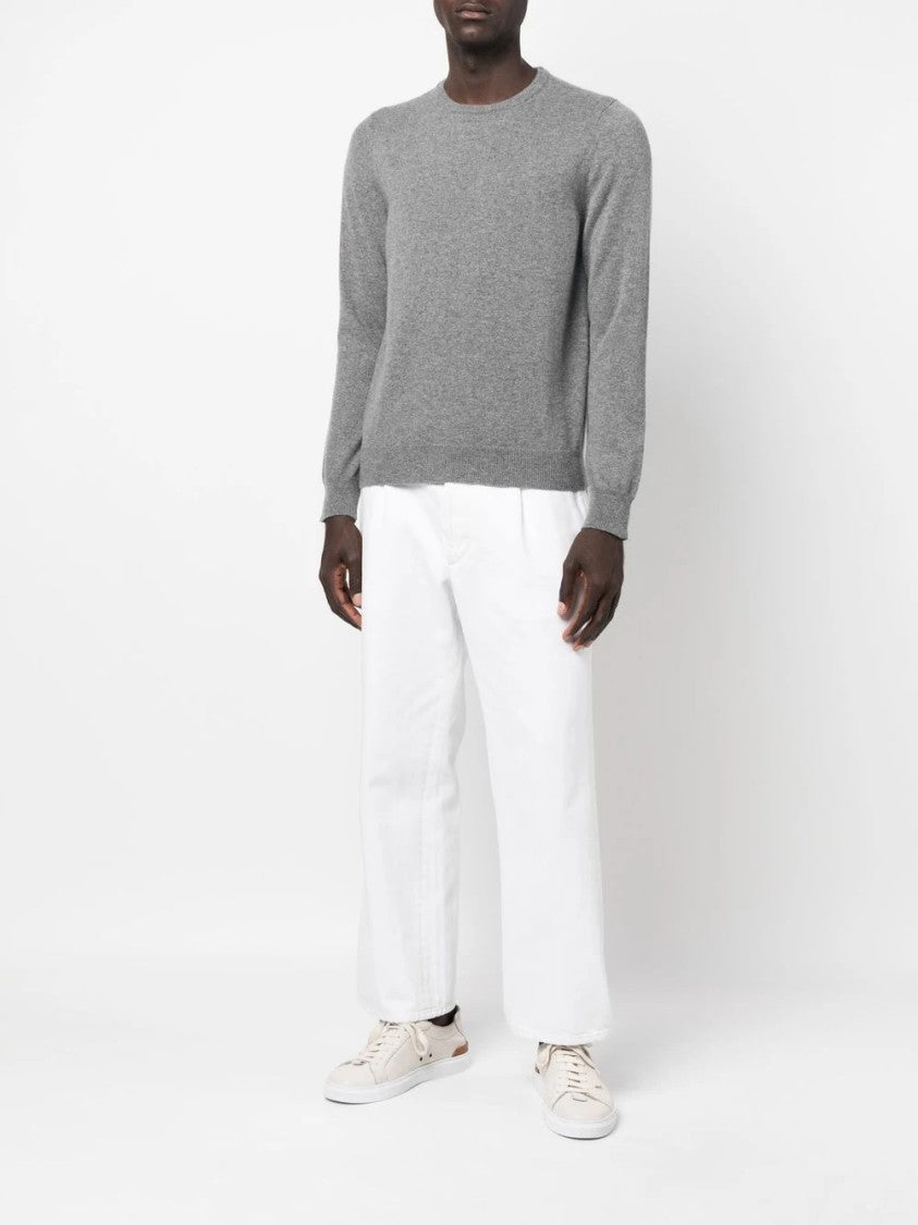 Malo Ribbed Knitwear With Round Neckline