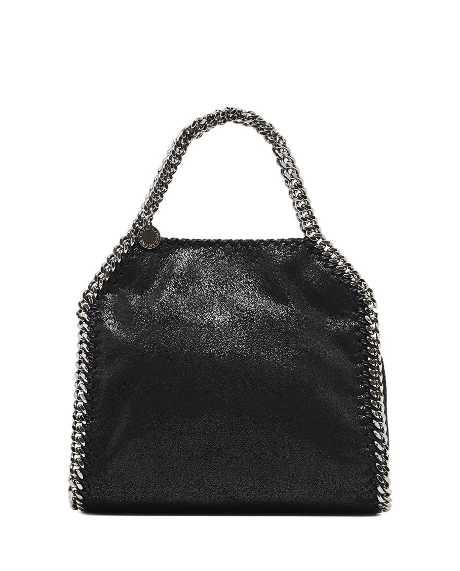 Stella Mccartney Mini Tote With Metal Chain Edging And Detachable Shoulder Strap
