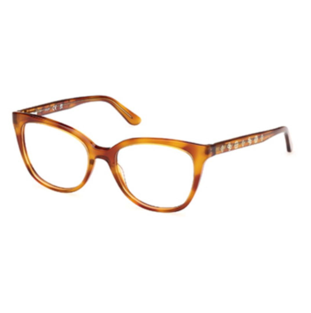 Guess Gu50114 55053 Tortoiseshell Cat-Eye Eyeglasses